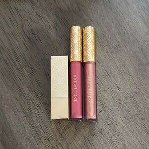Estee Lauder Lip Gloss Duo - Pink and Mauve